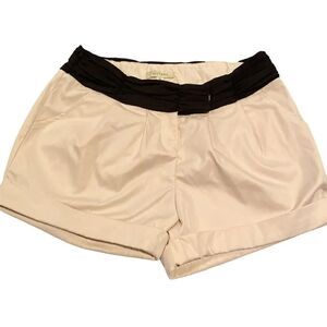 Alythea Two Toned Dress Shorts Size Med Light Pink & Black